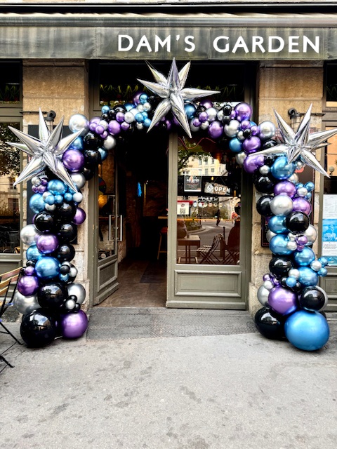 décoration arche de ballons XXL Lyon décoration professionnelle décoration événementielle Lyon