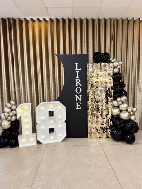 Décoration anniversaire 18 ans thème années folles Lyon